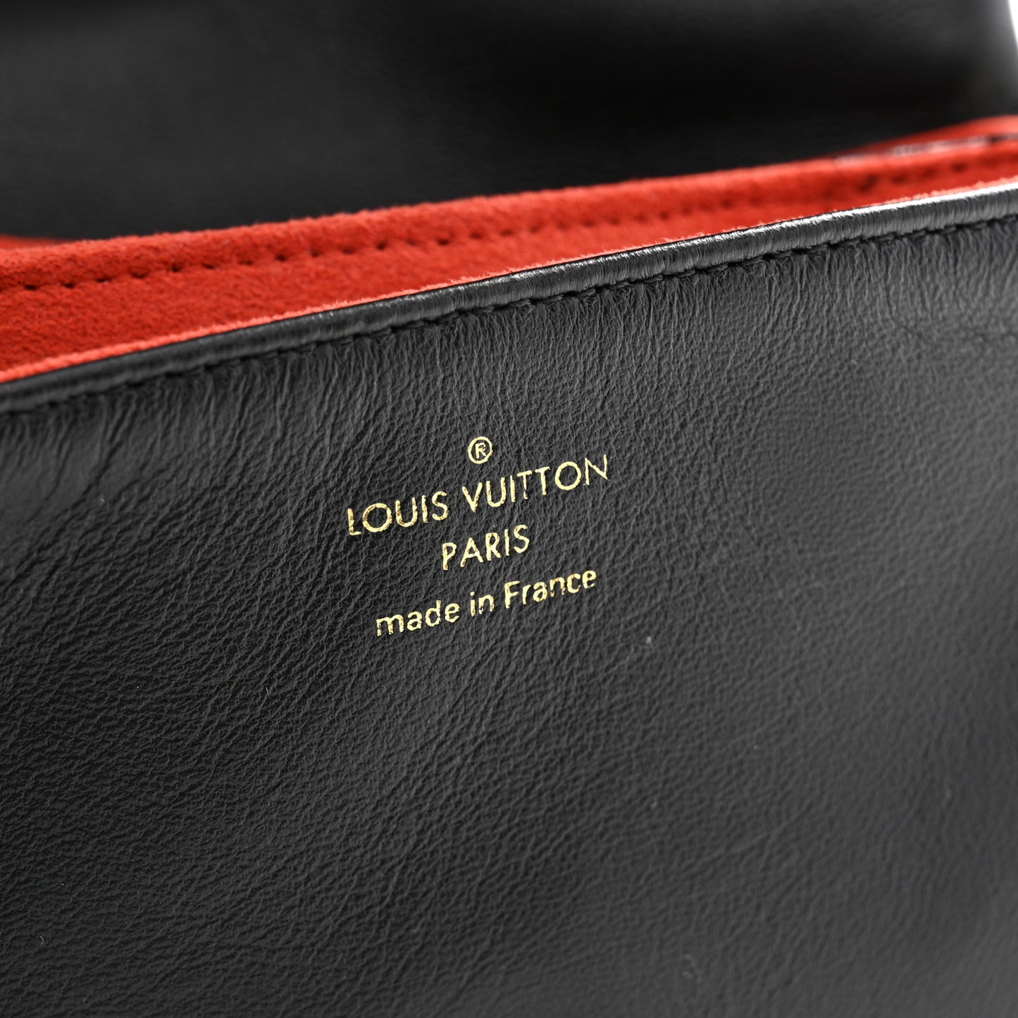 Lambskin Embossed Monogram Coussin Belt Bag Black