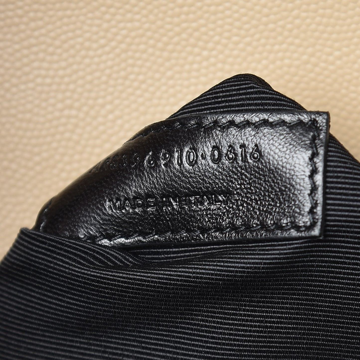 Grain De Poudre Matelasse Chevron Large Monogram Satchel Nude Powder