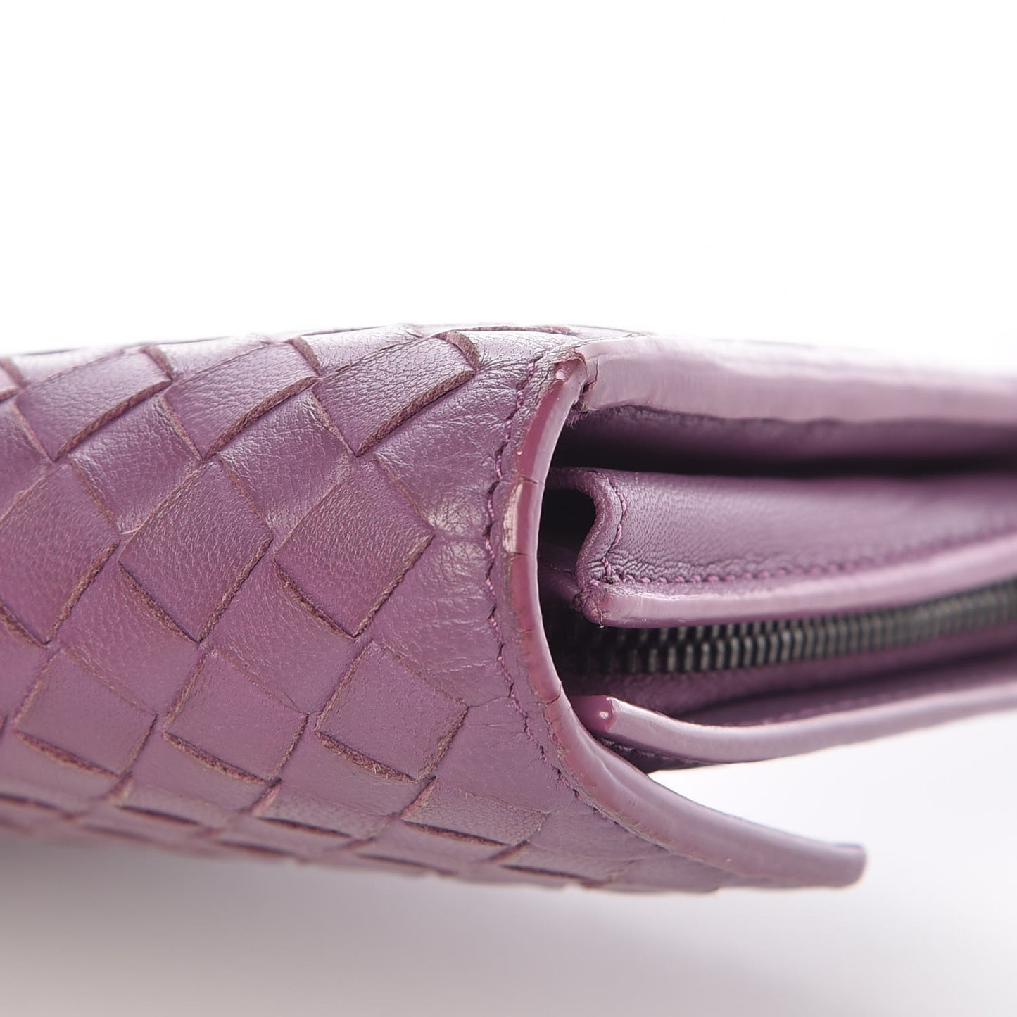 Nappa Intrecciato Continental Wallet Corot