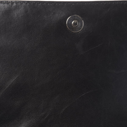 Chanel Lambskin Lax Accordion Flap Black 8 of 14