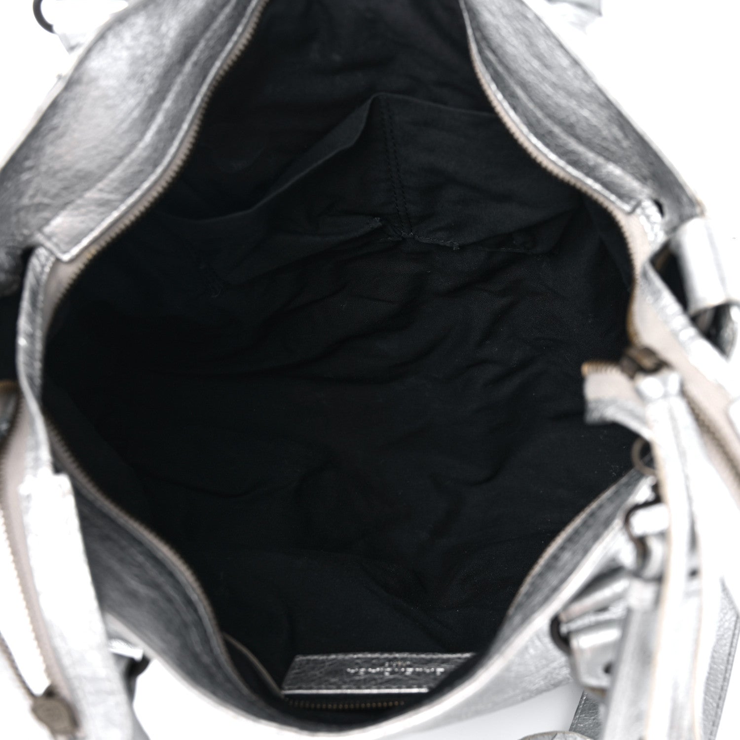 Balenciaga Metallic Agneau Classic Hardware Velo Gris Aluminum 5 of 15
