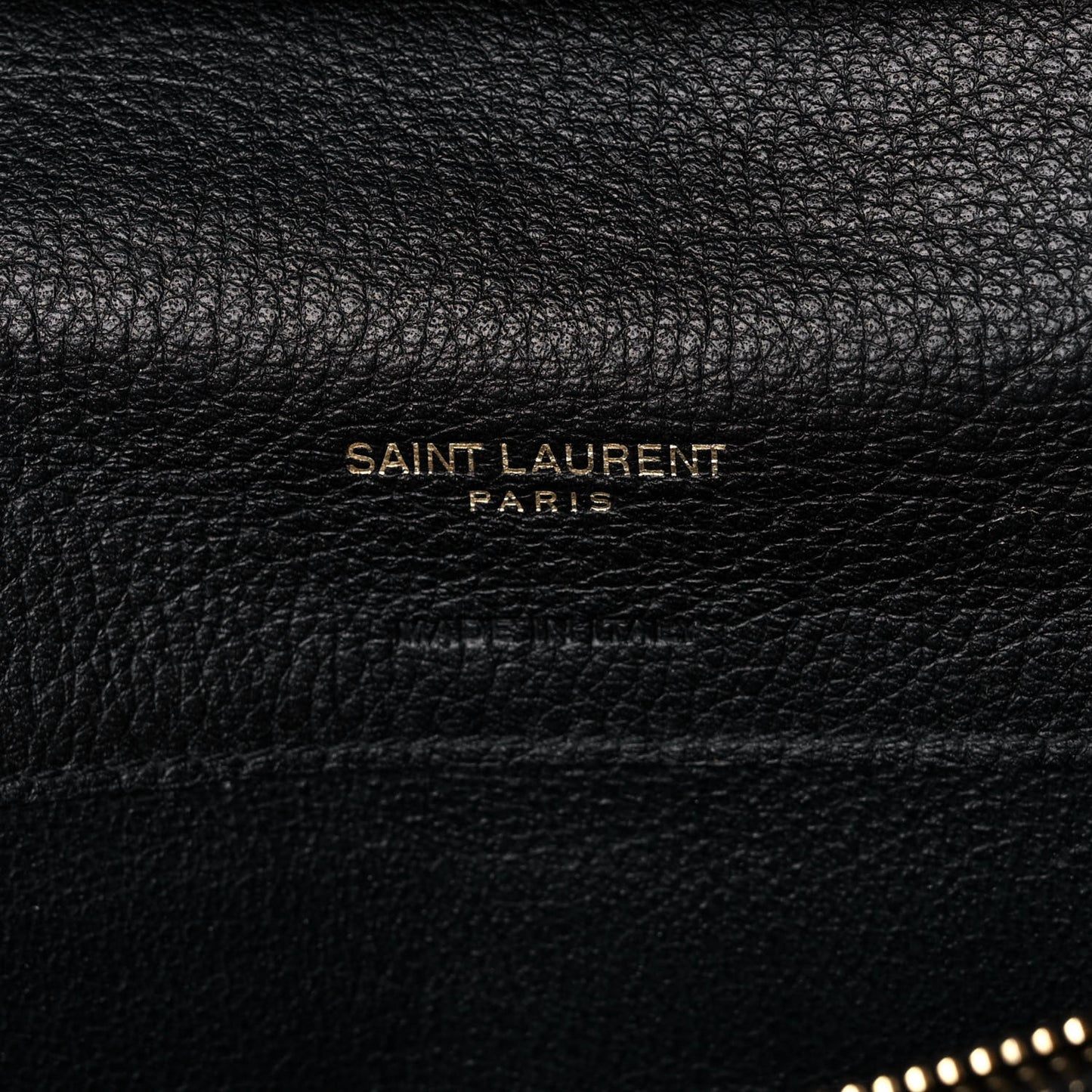 Calfskin Tiny Monogram Cassandre Wallet Black