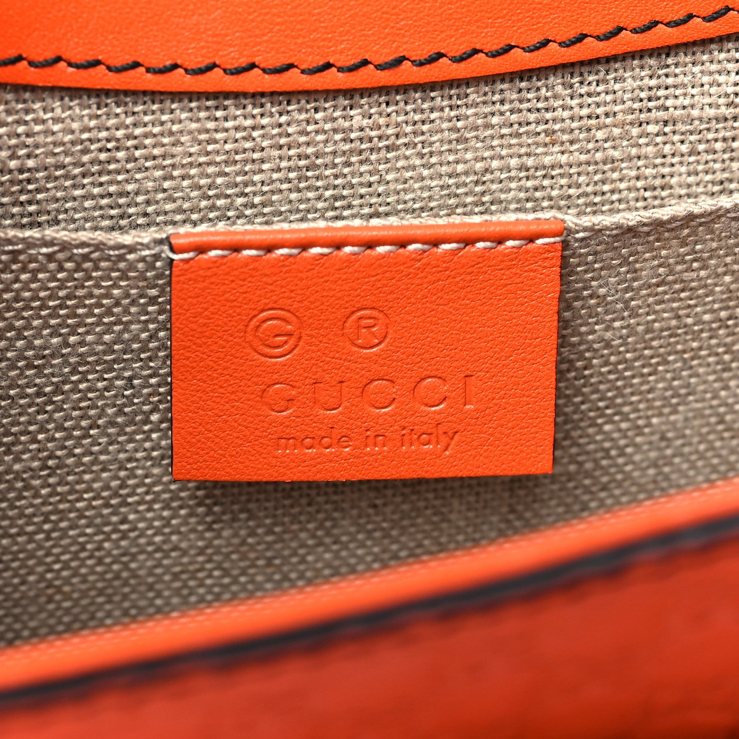Gucci Soft Microguccissima Mini Emily Chain Shoulder Bag Sun Orange 6 of 10
