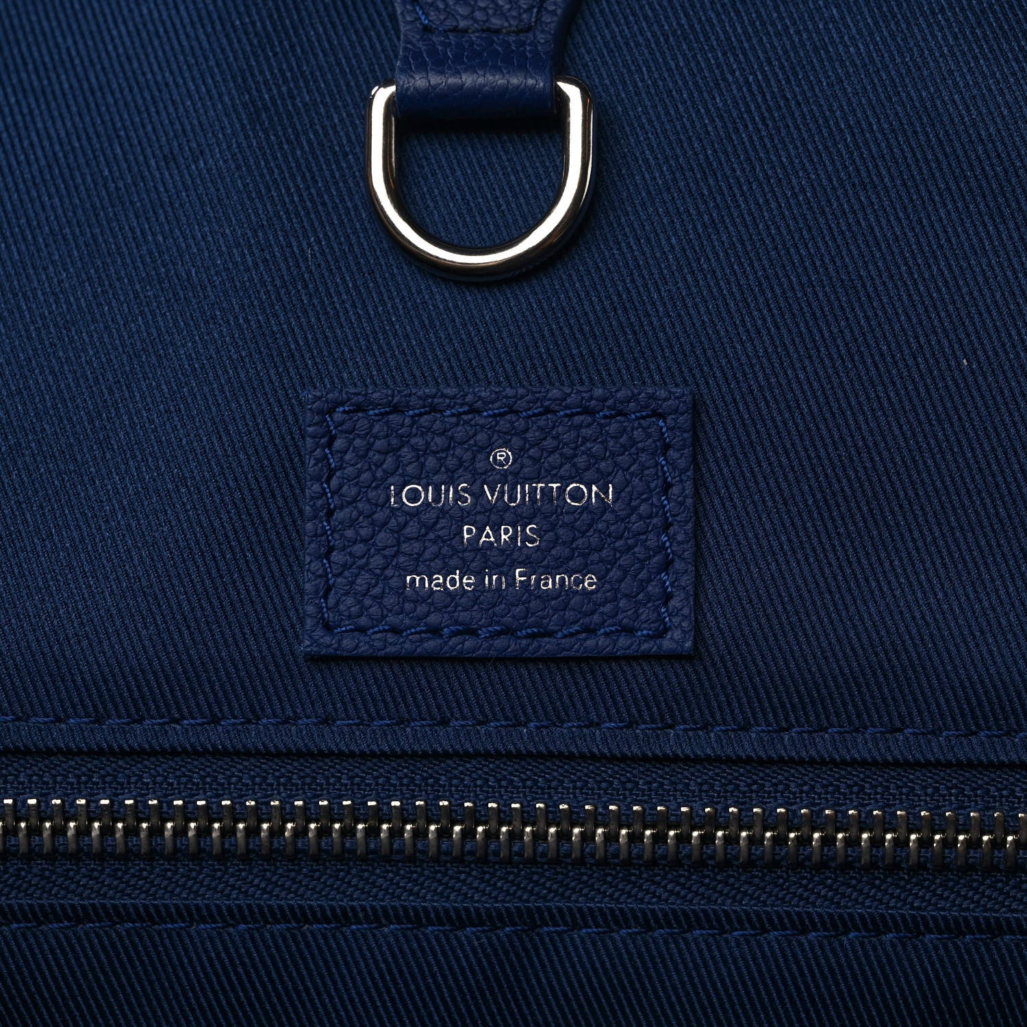 Louis Vuitton Cowhide Monogram Bandana Journey Tote Blue White 5 of 8