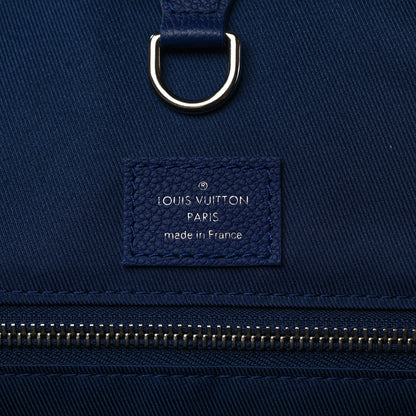 Louis Vuitton Cowhide Monogram Bandana Journey Tote Blue White 5 of 8