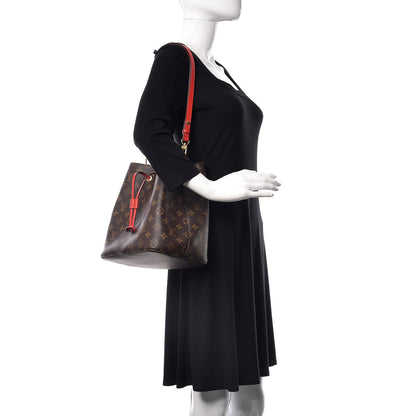 Louis Vuitton Monogram Neonoe MM Coquelicot 2 of 8