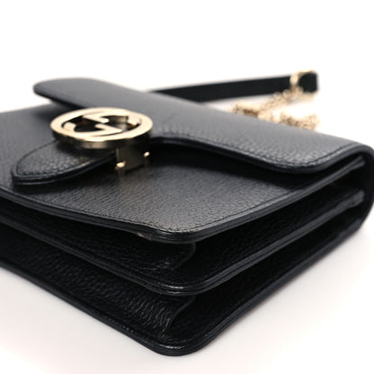 Gucci Dollar Calfskin Small Interlocking G Shoulder Bag Black 9 of 9