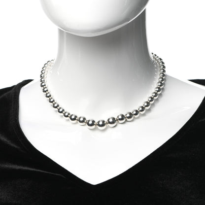 Tiffany Sterling Silver HardWear Graduated Ball Necklace 2 of 4