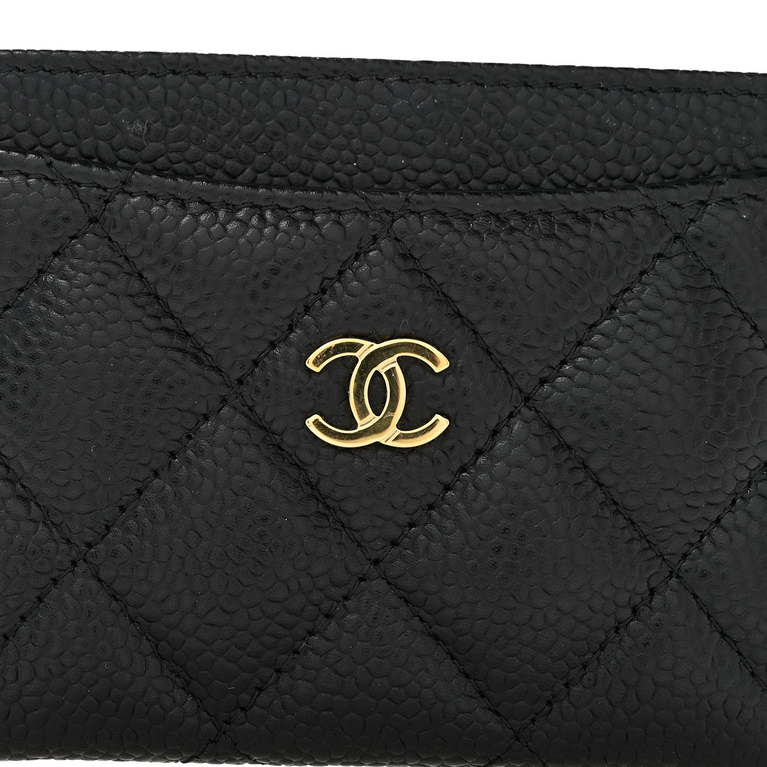Chanel Caviar Quilted Card Holder Black 10 of 11