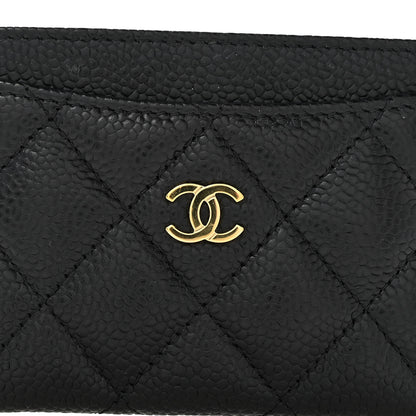 Chanel Caviar Quilted Card Holder Black 10 of 11