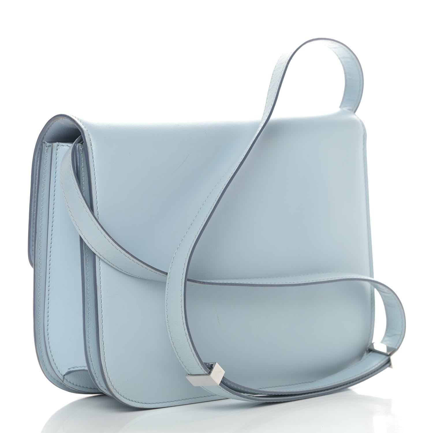 Celine Smooth Calfskin Medium Classic Box Flap Bag Slate 2 of 8