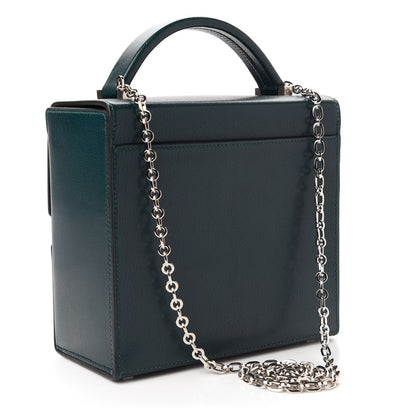 Hermes Chevre Mysore Cinhetic Boxy Top Handle Bag Vert Cypress 3 of 11
