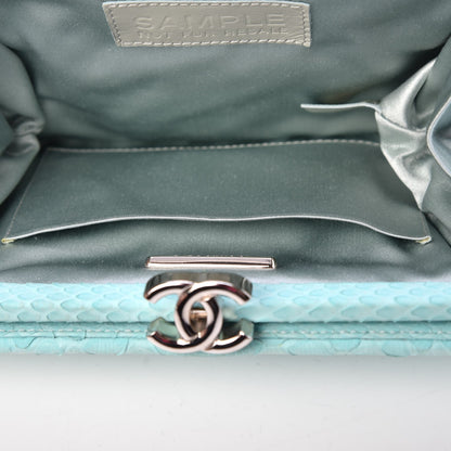 Chanel Python Timeless Clutch Blue 15 of 15