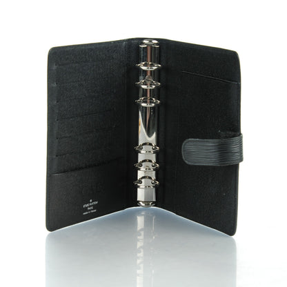 Louis Vuitton Epi Medium Ring Agenda Cover Black 5 of 7
