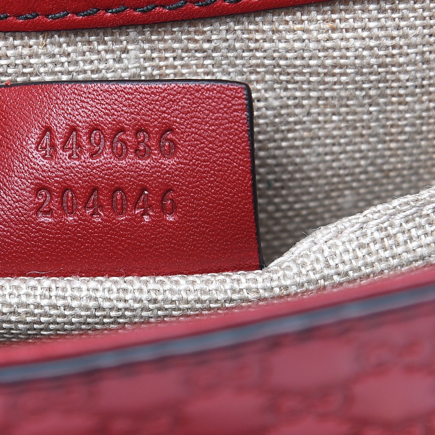 Gucci Soft Microguccissima Mini Emily Chain Shoulder Bag Rosso 7 of 12