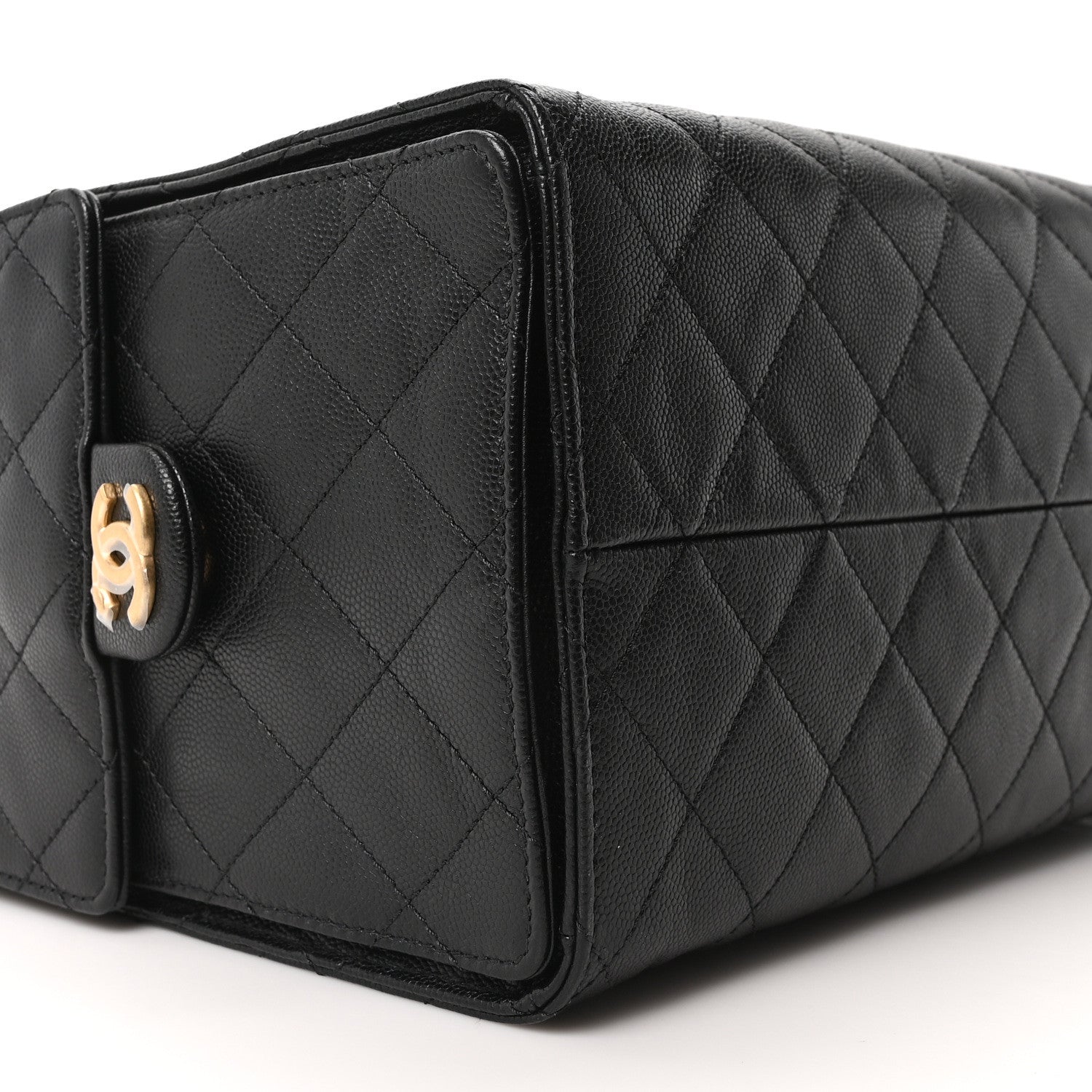 Chanel Caviar Quilted Medium Chanel 25 Handbag Black 10 of 11