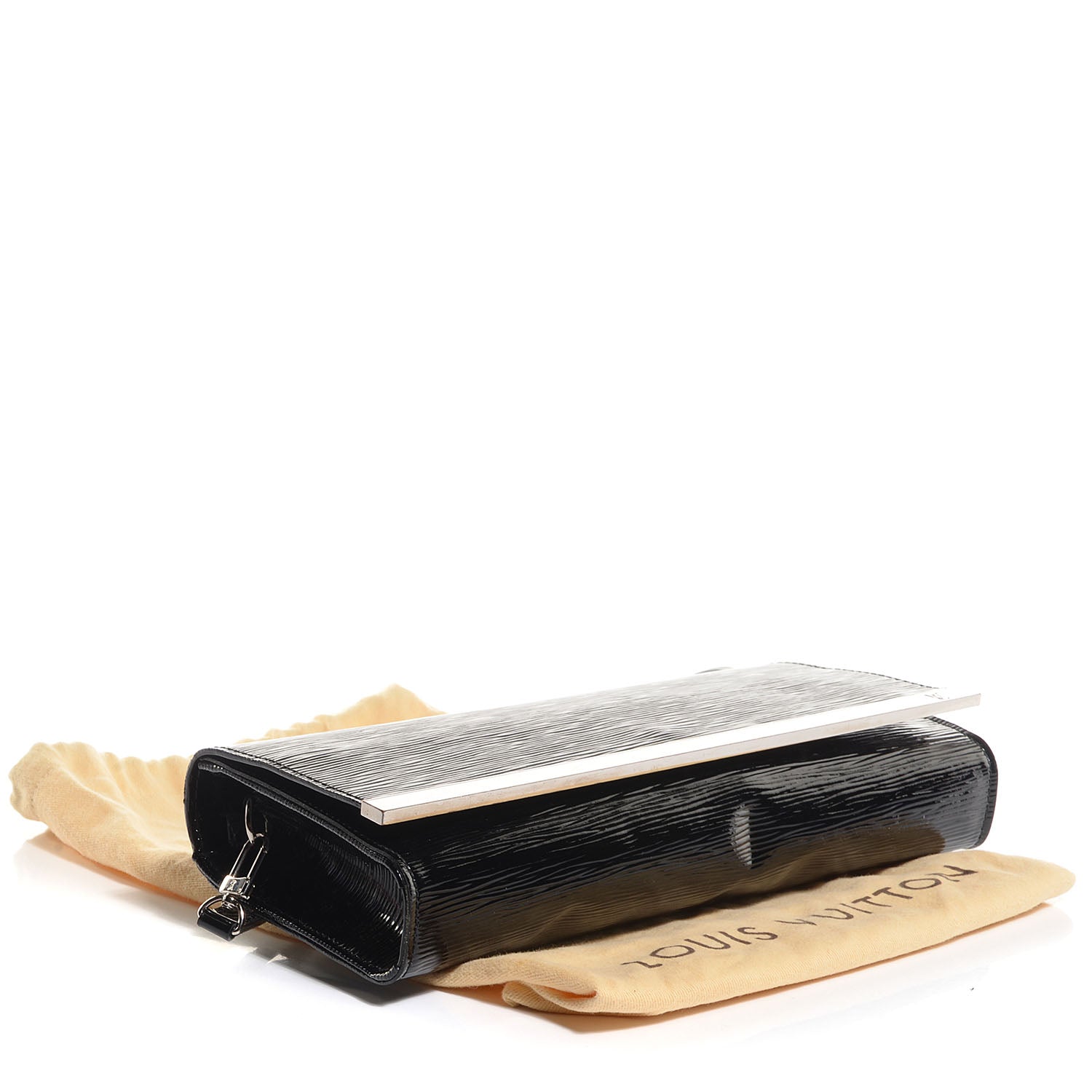 Louis Vuitton Electric Epi Sevigne Clutch Black 4 of 7