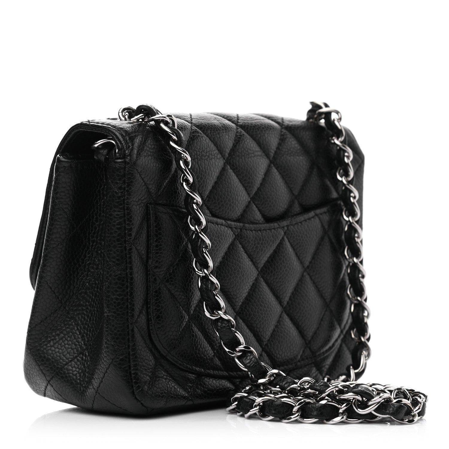 Chanel Caviar Quilted Mini Square Flap Black 3 of 9