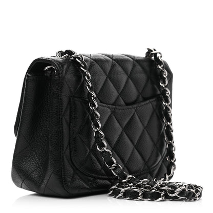 Chanel Caviar Quilted Mini Square Flap Black 3 of 9