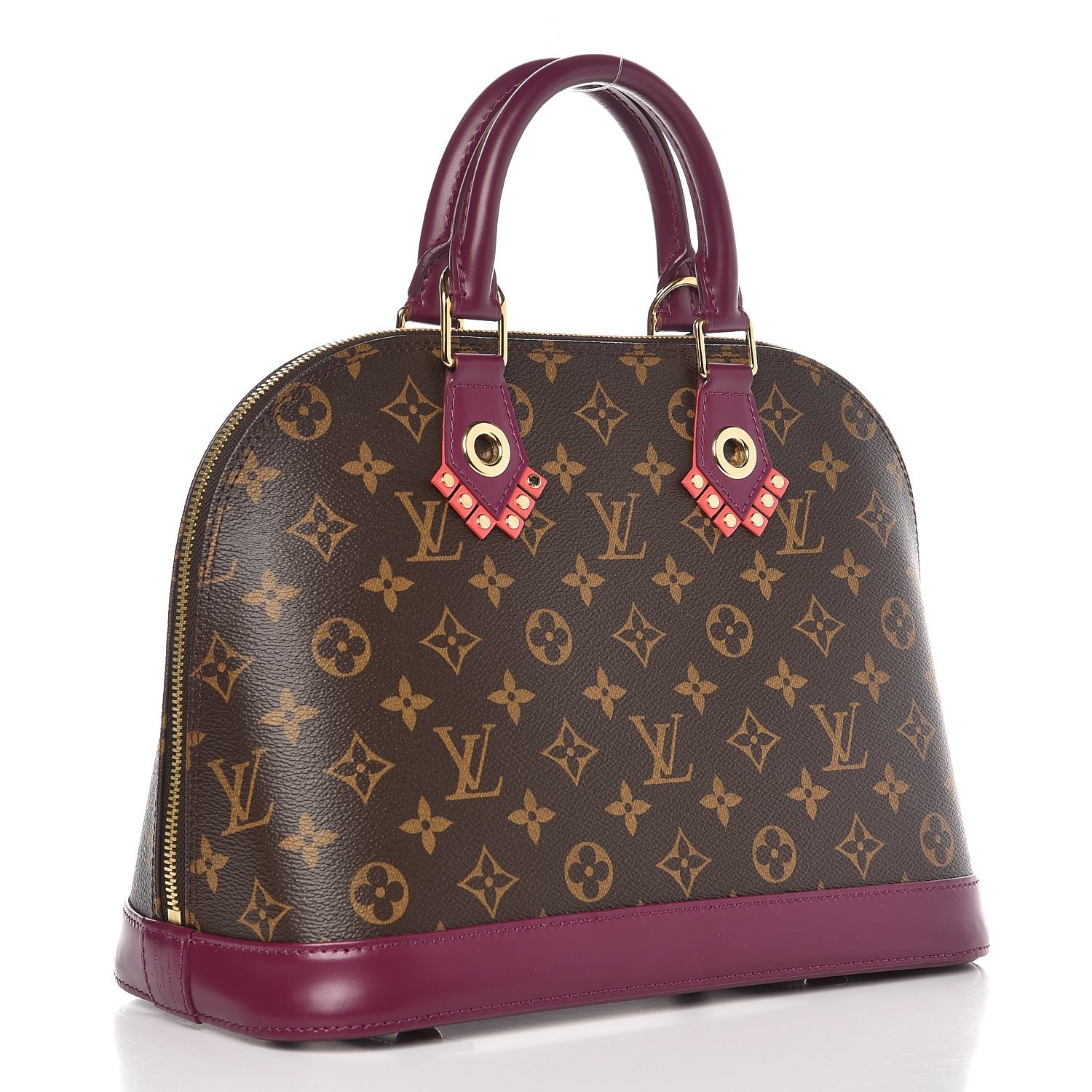 Louis Vuitton Monogram Totem Alma PM Magenta 3 of 6