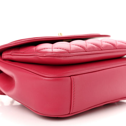 Chanel Lambskin Quilted Small Lovely Day Flap Pink 9 of 11