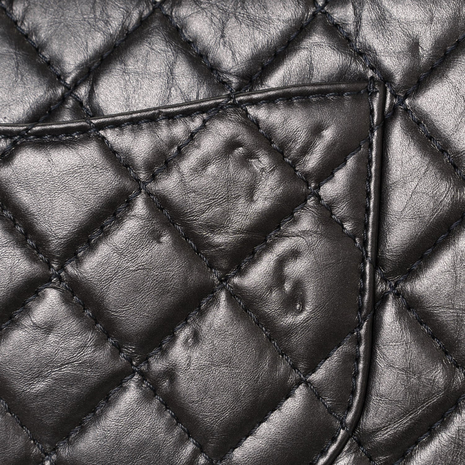 Chanel Aged Calfskin Quilted 2.55 Reissue 226 Flap Black 13 of 15