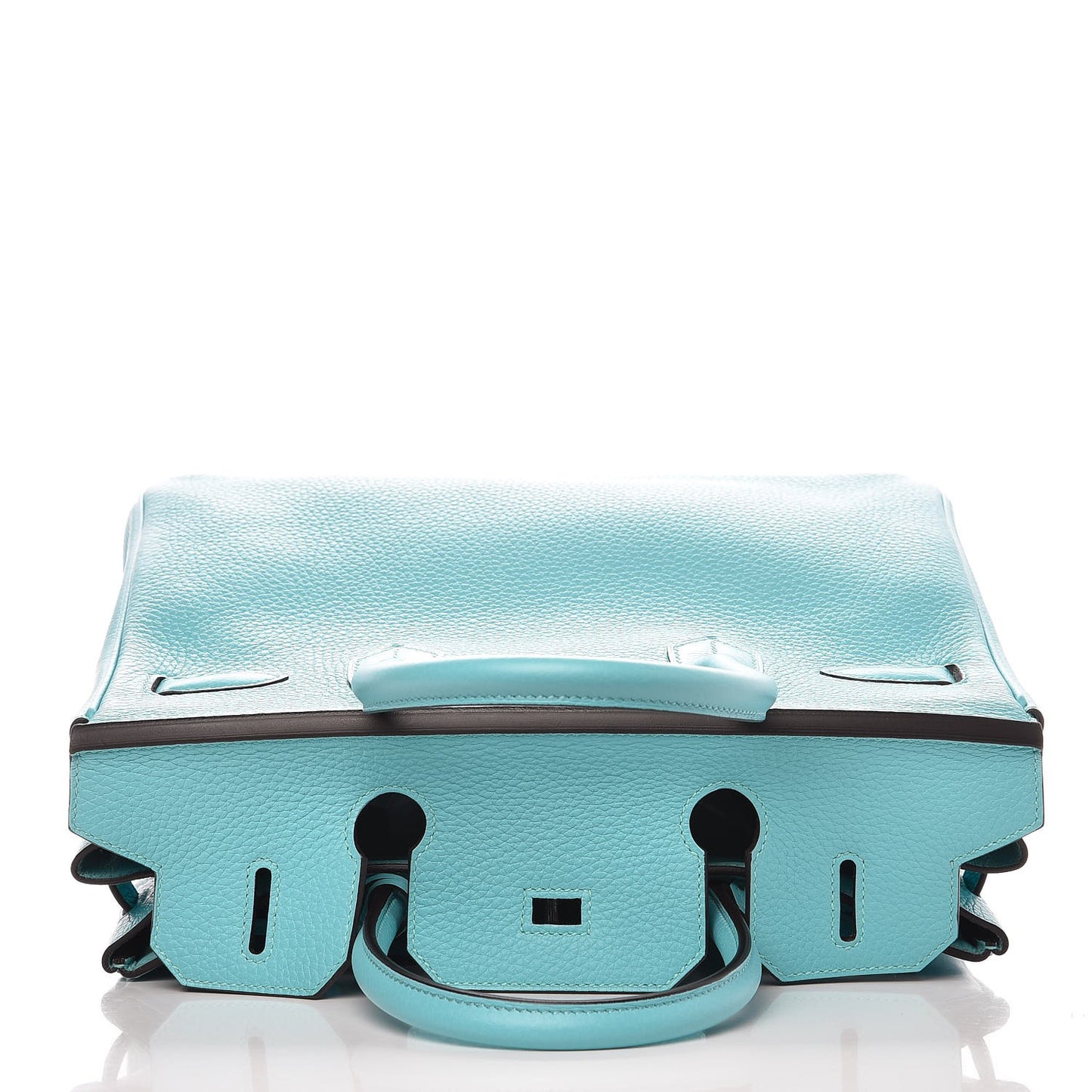 Taurillon Clemence Birkin 30 Bleu Atoll