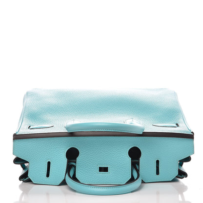 Hermes Taurillon Clemence Birkin 30 Bleu Atoll 32 of 34