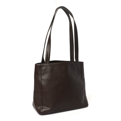 Chanel Caviar CC Tote Brown 3 of 10