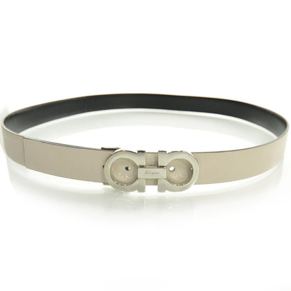 FASHIONPHILE SALVATOREFERRAGAMOLeatherDoubleGanciniReversibleBelt 2 of 6