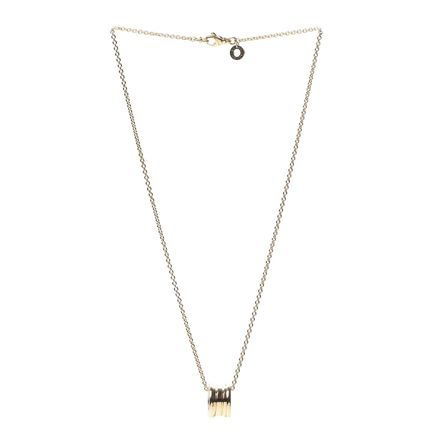 18K Yellow Gold B.Zero1 Pendant Necklace