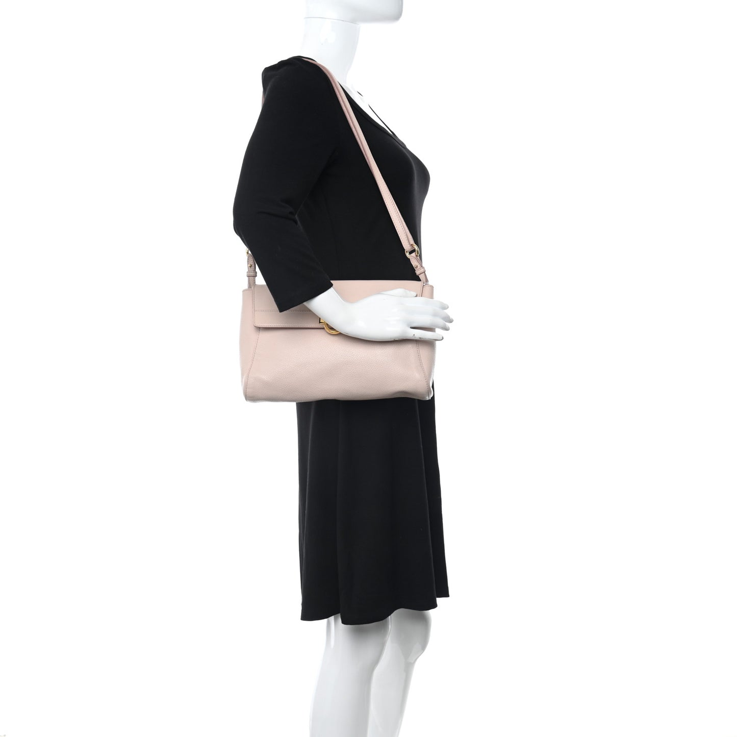Calfskin Abbey Crossbody Light Pink