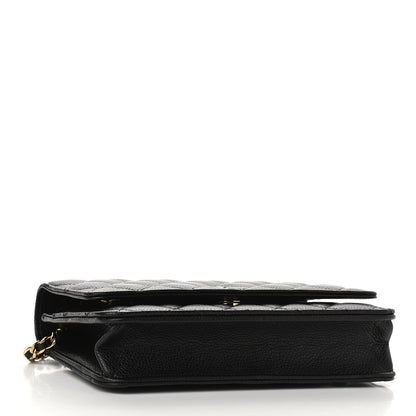 Chanel Caviar Quilted Wallet On Chain WOC Black 5 of 13