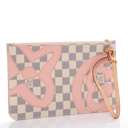 Louis Vuitton Damier Azur Tahitienne Neverfull MM GM Pochette 3 of 7