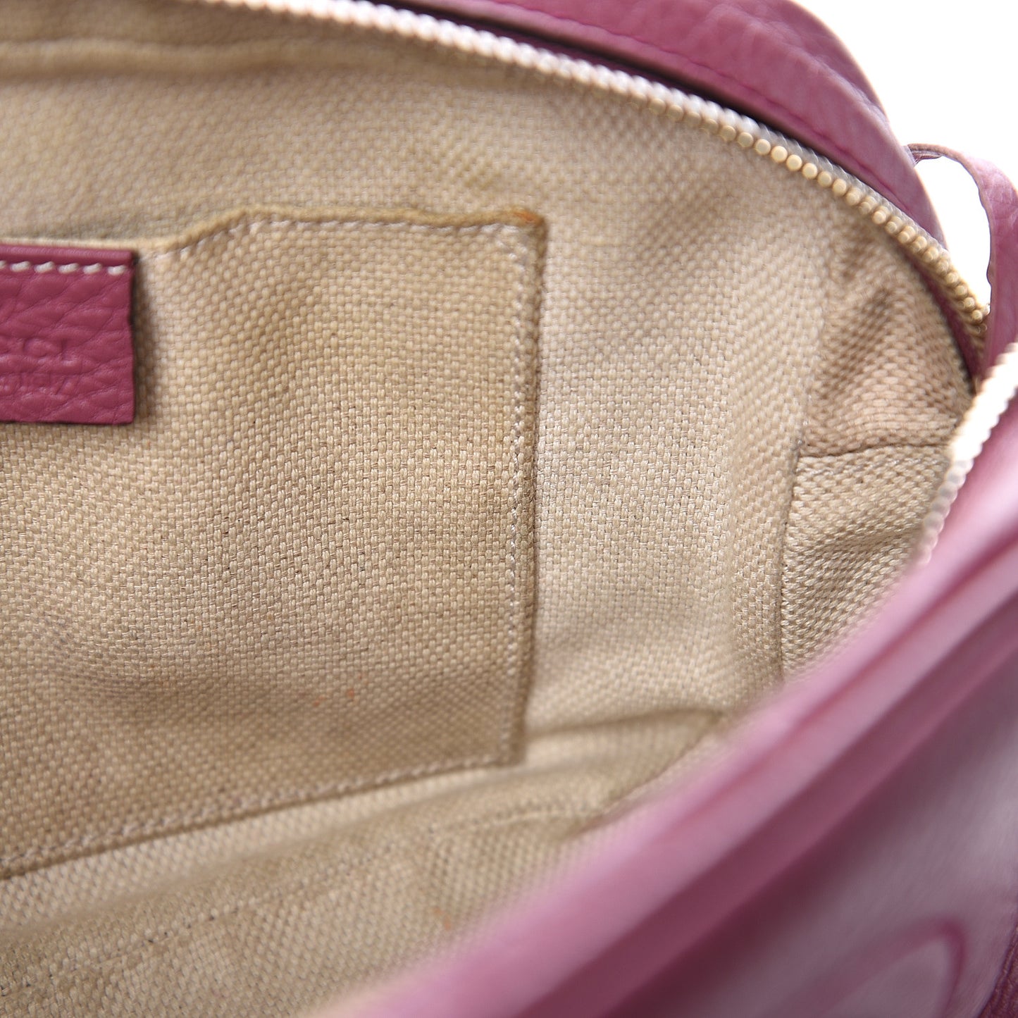 Pebbled Calfskin Small Soho Disco Bag Peonia Flower