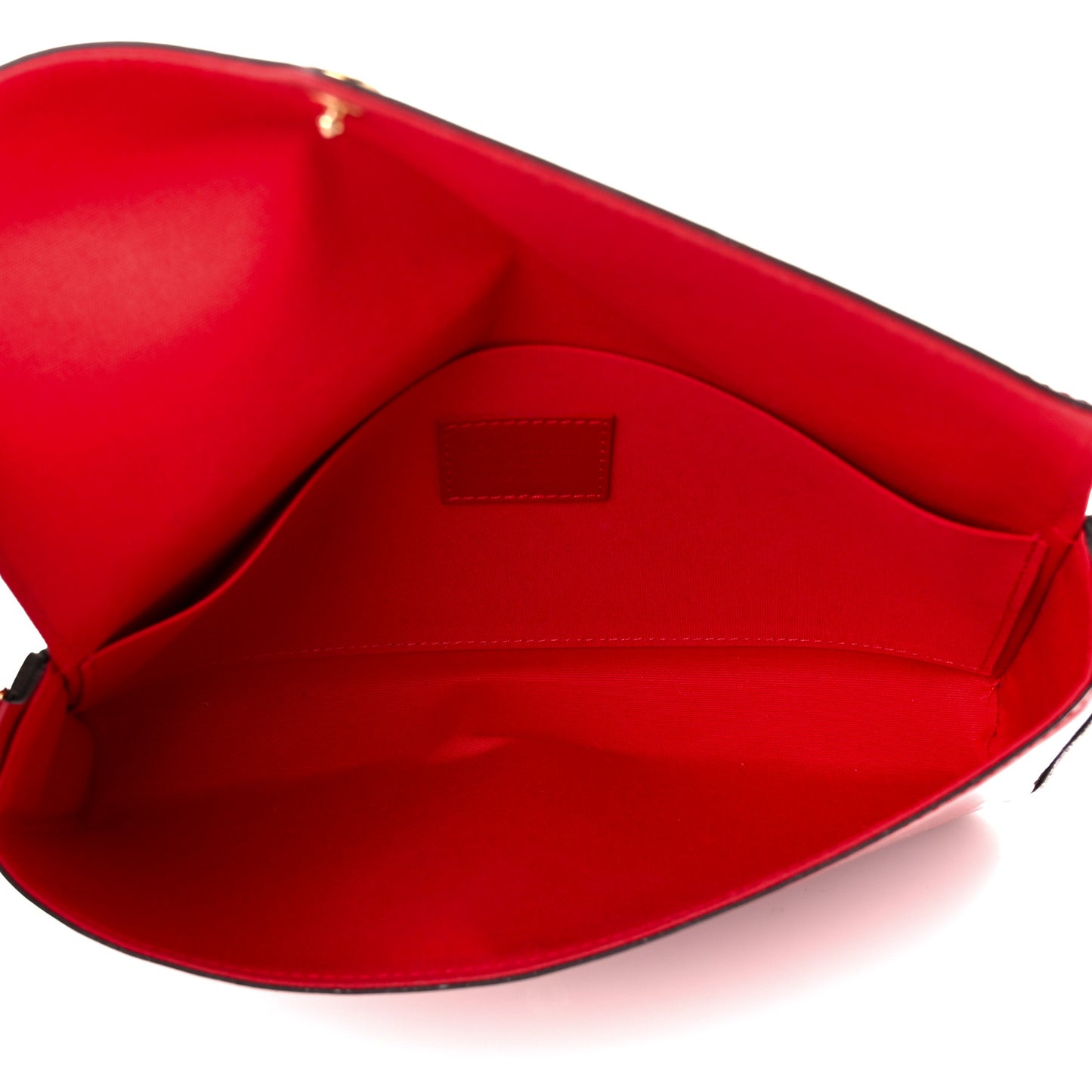 Vernis Felicie Pochette Chain Wallet Cherry