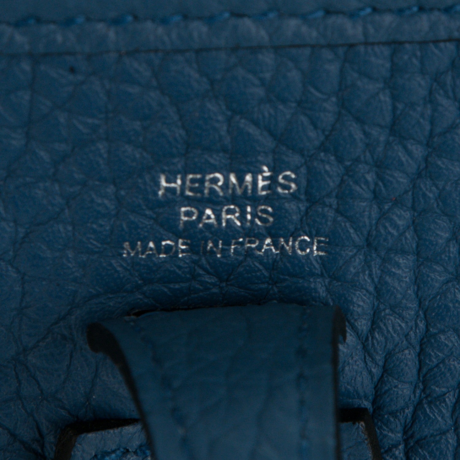 Hermes Taurillon Clemence Amazone Evelyne TPM Bleu Agate Cuivre 6 of 8
