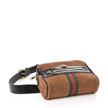 Gucci Suede Small Ophidia Belt Bag 85 34 Brown 3 of 8