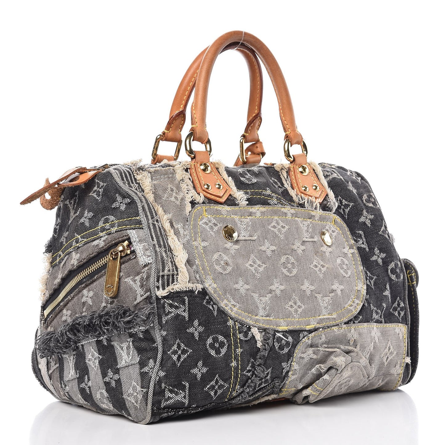 Denim Patchwork Speedy 30 Grey