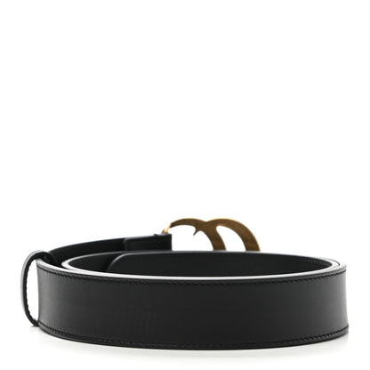 Gucci Calfskin Double G 30mm Belt 75 30 Black 2 of 7