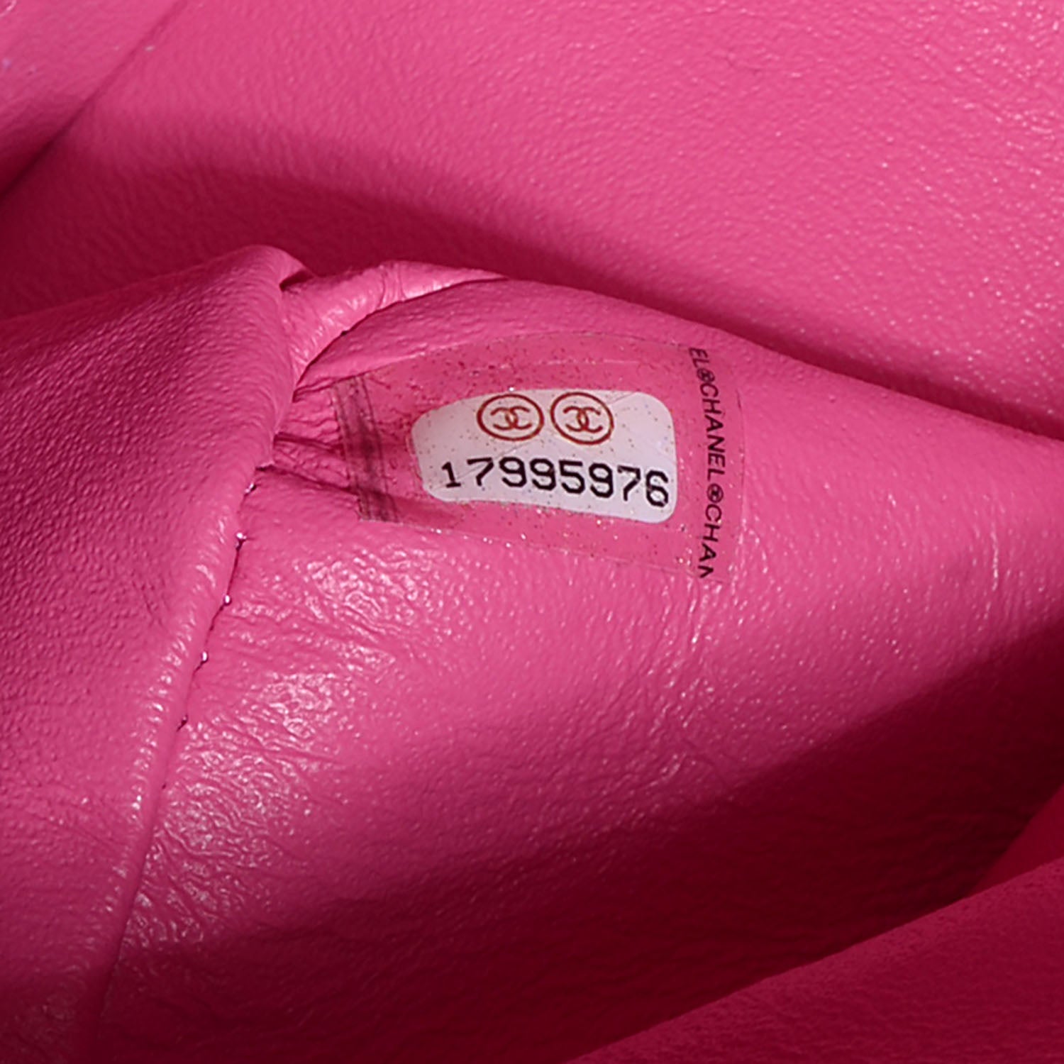 Chanel Iridescent Caviar Jumbo Double Flap Hot Pink 6 of 7