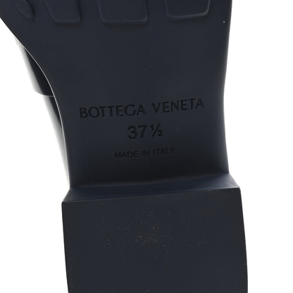 Bottega Veneta Glossy Calfskin Monsieur Loafers 37.5 Navy Blue 7 of 8