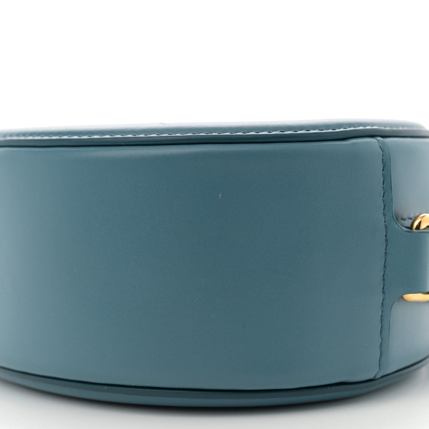 Smooth Calfskin Cuir Triomphe Oval Bag Denim