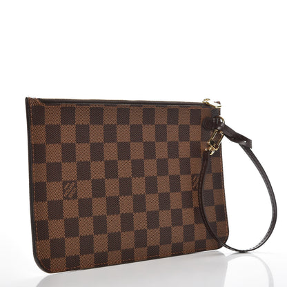 Louis Vuitton Damier Ebene Neverfull MM GM Pochette 3 of 7