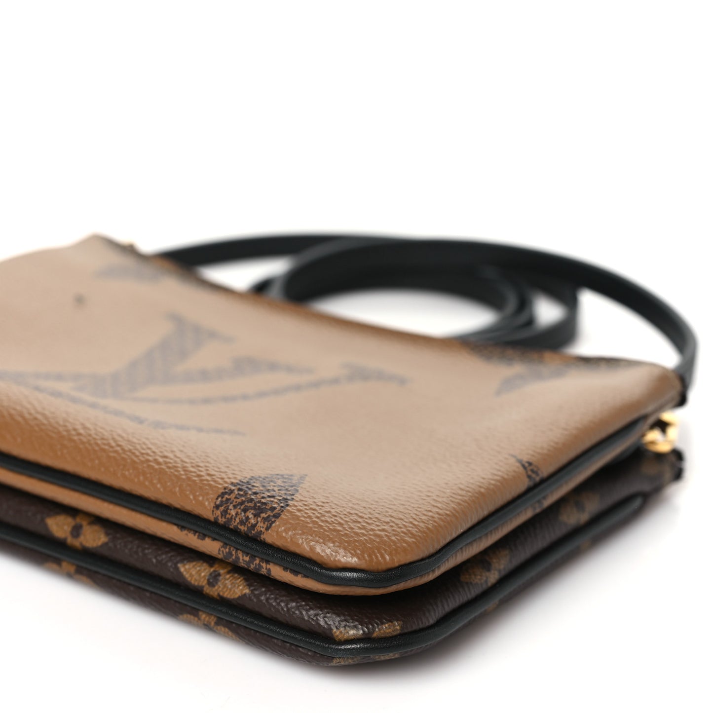 Reverse Monogram Giant Double Zip Pochette