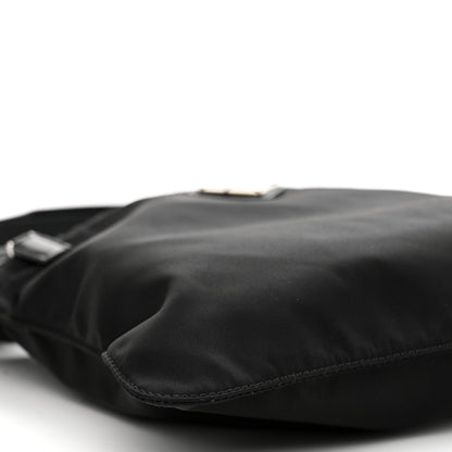 Prada Nylon Vela Flat Messenger Bag Black 8 of 10