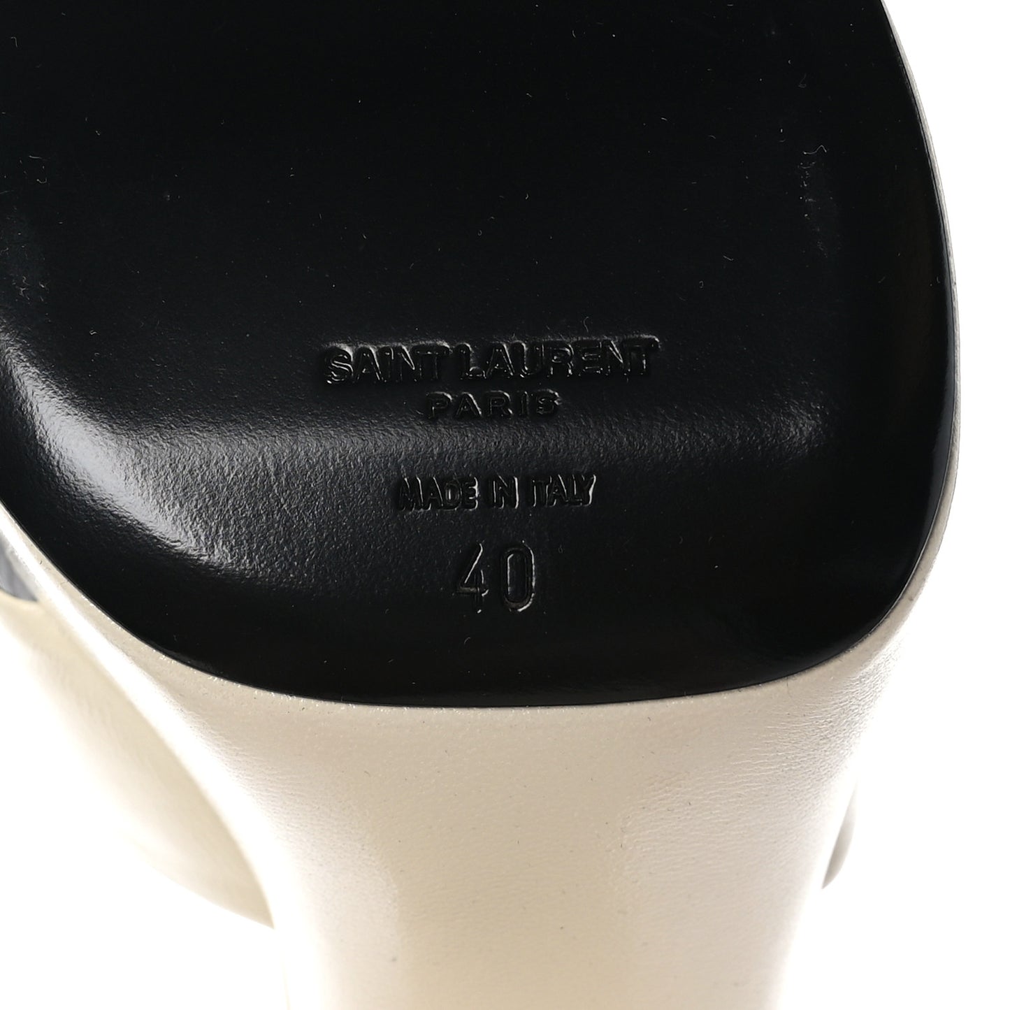 Vendome Bianca 85 Platform Sandals 40 Pearl