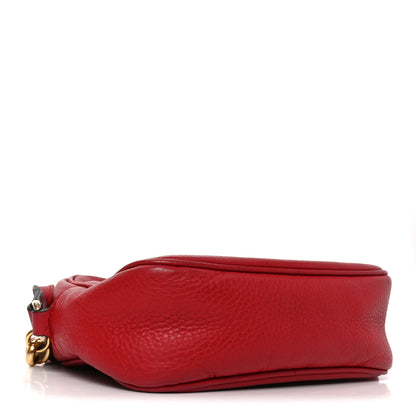 Gucci Pebbled Calfskin Small Soho Disco Bag Tabasco Red 4 of 10