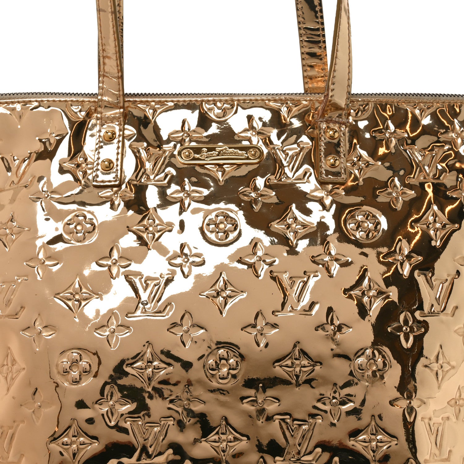 Louis Vuitton Monogram Miroir Bellevue PM Dore Gold 7 of 10