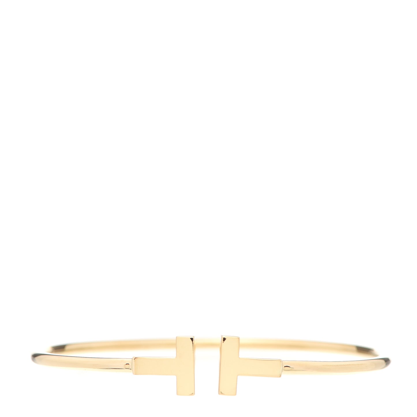 18K Yellow Gold T Wire Bracelet